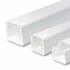 Picture 2/3 -65x50 mm / 2 méter, Dekorcsatorna, fedéllel, fehér, fólia nélkül (VECAMCO) klíma 12db/csomag