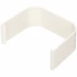 Picture 2/2 -65x50 mm extension, outer, white, pvc (vecamco) air conditioner decoration tube