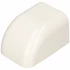 Picture 1/3 -65x50 mm 90° closing part, white, uv álló (vecamco) air conditioner decoration tube