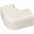 Picture 1/2 -65x50 mm 90° curve, flat, white, uv álló (vecamco) air conditioner decoration tube