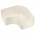 Picture 2/2 -65x50 mm 90° curve, flat, white, uv álló (vecamco) air conditioner decoration tube