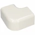 Picture 1/2 -90x65 mm 90° curve, flat, white, uv álló (vecamco) air conditioner decoration tube