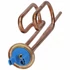 Picture 1/3 -1800W heating element, réz, rövid faston-type, (original) HAJDU boiler pl: z30ek, z50ek