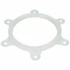 Picture 1/2 -121x102x7 mm sealing, closing lid, 6-hole, white, új típusú HAJDU K type boiler 10 in a pack csomag