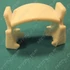 Picture 7/7 -rail lock, front (original) INDESIT dishwasher / ORDER ONLY