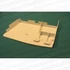 Picture 3/3 -cover, hinge cover left (original) INDESIT dishwasher / ORDER ONLY