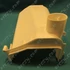 Picture 7/8 -detergent dispenser housing, lower (original) INDESIT washing machine / ORDER ONLY