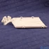 Picture 3/4 -lid, detergent dispenser housing (original) INDESIT washing machine / ORDER ONLY