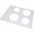 Picture 1/2 -burner plate (white) (4 flat) FAGOR oven / ORDER ONLY