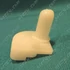 Picture 2/4 -door stop (lower left) (original) INDESIT pl: r45 refrigerator / ORDER ONLY
