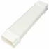 Picture 1/2 -125x75 mm flexible extension, white, pvc (canalplast) air conditioner decoration tube