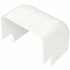 Picture 2/3 -125x75 mm 90° corner part, outer, white, uv álló (canalplast) air conditioner decoration tube