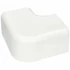 Picture 1/3 -90x65 mm 90° curve, flat, white, uv álló (canalplast) air conditioner decoration tube