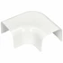 Picture 1/4 -65x50 mm 90° curve, flat, white, uv álló (canalplast) air conditioner decoration tube