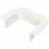 Picture 2/2 -90x65 mm closing part, wall, flanged (canalplast) air conditioner decoration tube
