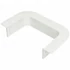 Picture 2/2 -125x75 mm closing part, wall, flanged (canalplast) air conditioner decoration tube / ORDER ONLY
