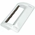Picture 1/2 -4 mm Handle, rubbered, curved, white (alternativ) LEHEL 404 refrigerator
